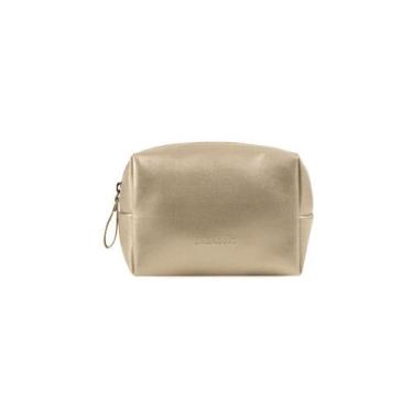 Imagem de Necessaire para Organização Golden Glow Dourada - Bagaggio, U, Dourado
