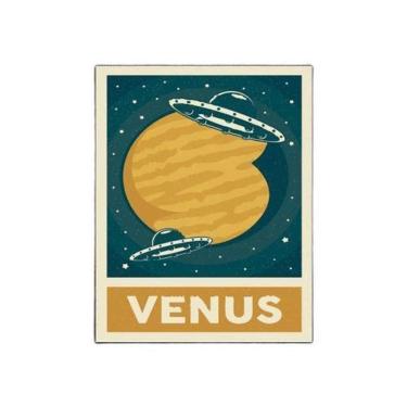 Imagem de Kit 5 Placas Decorativa Espaço - Planeta Venus