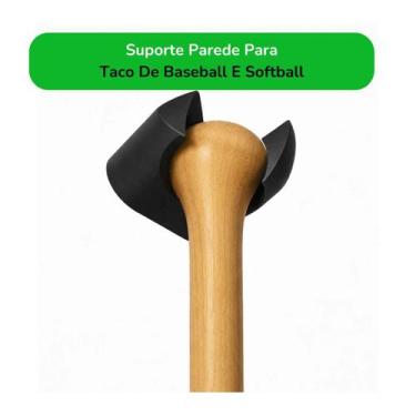 Imagem de Suporte Parede Para Taco De Baseball E Softball Beisebol - Keimel