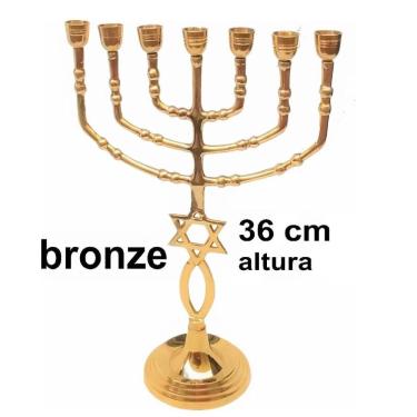 Imagem de Candelabro Sete Pontas - Menora Grande -  De Israel