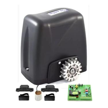 Imagem de Kit Motor Automatizador Portão Deslizante Atto Turbo Rossi Sem Cremalheiras 220v