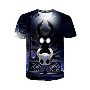 Imagem de Camisetas Casuais Infantis Com Estampa De Desenho Animado Hollow Knigh