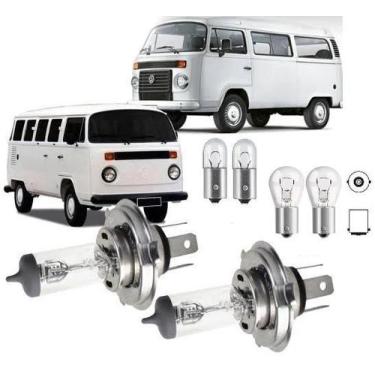Imagem de Kit Lâmpada Perua Kombi Faróis Lanterna e Pisca Dianteiro - TIGER