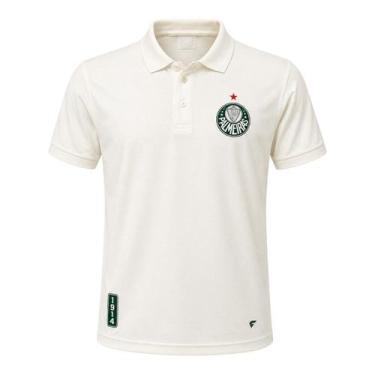 Imagem de Camiseta Polo Betel Sport Palmeiras 1914 III Masculina, M, Off white