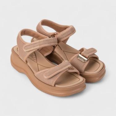 Imagem de Sandália Papete Azaléia Vera Soft Feminina, Marrom make, 37