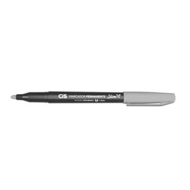 Imagem de Marcador permanente multiuso cis 1-2mm prata