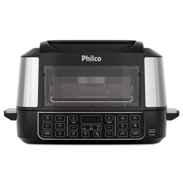 Imagem de Air Fryer sem Óleo Philco PAF12A 12L 1800W Maxx Grill Redstone Digital Preto 110V