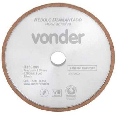 Imagem de Rebolo Diamantado Para Afiar Widea 150 X 20Mm - Vonder