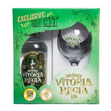 Imagem de Gin Orgânico London Dry + Taça Vitória Régia 750ml