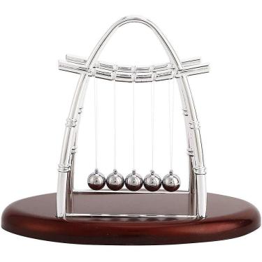 Imagem de Newton Cradle Balance Balls Física Ciência Pêndulo de Aço O