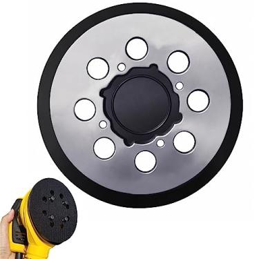 Imagem de Protetor de areia de gancho e laço de 12,7 cm com suporte de metal para lixa de órbita aleatória DeWalt - Compatível com modelos DWE6421/6421K, DWE6423/6423K, DCW210B