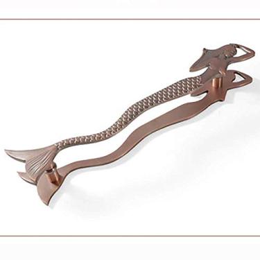 Imagem de Maçaneta de porta de vidro maçaneta de porta de madeira maciça antiga caixa apoio de braço maçaneta dourada para decoração de porta de casa, cor-1.1200 mm (cor3 1200 mm)