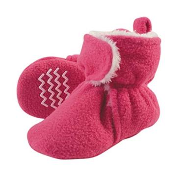 Imagem de Hudson Baby Botas unissex aconchegantes de lã e lã de ovelha sintética, Dk. rosa, 6-12 Month