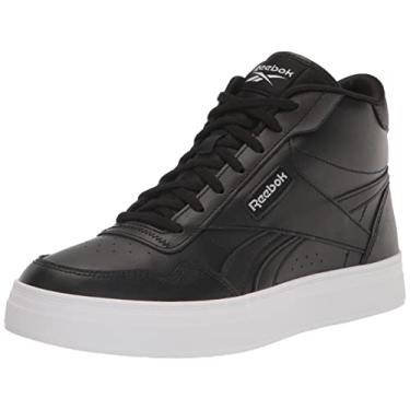 Imagem de Reebok Court Advance Bold High Tênis feminino, Núcleo preto/calçado branco/núcleo preto, 39