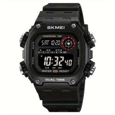 Imagem de Relógio SKMEI - Esportivo, À Prova D'água 50m, Display Luminoso, Preto