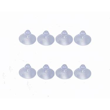 Imagem de QMseller 30 mm/1,2" Móveis de mesa de vidro de borracha transparente anticolisão Ventosas de sucção para plástico de vidro sem ganchos, Pacote com 8