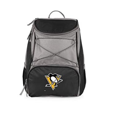 Imagem de PICNIC TIME Mochila térmica NHL Pittsburgh Penguins PTX com isolamento térmico, preta