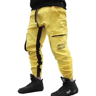 Imagem de Calça Jogger Masculina AMARELA The Future - Art Stillo, 46, Amarelo