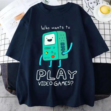 Imagem de Camiseta Adventure Time Beemo Play - sneko, Azul, M
