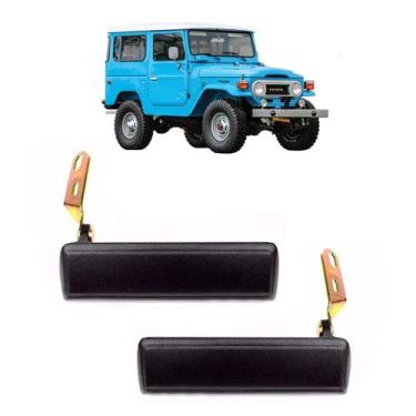 Imagem de Par Maçaneta Externa Porta Toyota Bandeirante 1985 À 2001 - Supercente