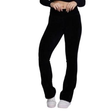 Imagem de Calça Legging Flare Cotelê Bella Fiore Veludo Cós Alto Inverno Cintura Alta Moda Casual-Feminino