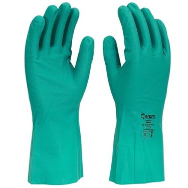 Imagem de Luva Nitrílica Indústria Quimica,petróleo, Aviação,solventes FORRO ALGODÃO