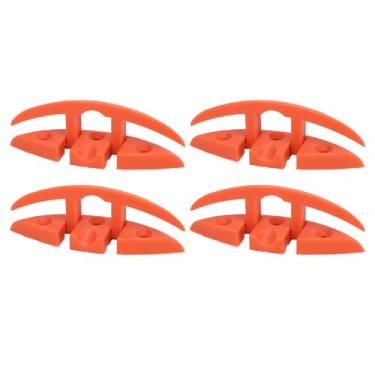 Imagem de 4 Conjuntos de Presilha Dobrável de 5 pol. – Nylon de Grau Marinho, Resistente à Oxidação, Presilha de Doca Dobrável de 3 Furos para Barcos, Navios e Iates (Sem acessórios de