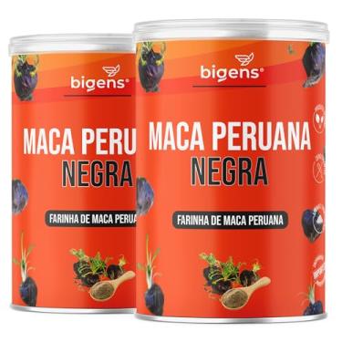 Imagem de Maca Peruana Negra em pó 5g por porção, 150g, Biogens (Kit 2)