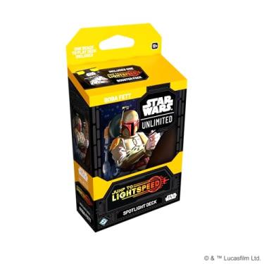 Imagem de Asmodee Star Wars: Unlimited TCG Jump to Lightspeed Boba Fett Spotlight Deck - Ready-to-Play 50-Card Deck with Exclusive Cards, Ages 12+, 2+ Players, 20 Minute Playtime