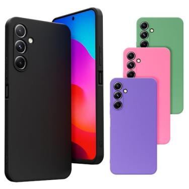 Imagem de Capa Capinha Case Compatível Sannsung Galaxy A55 Silicone Veludo Premium [2ASHOP] (AZUL MARINHO)