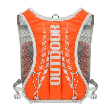 Imagem de Mochilas de hidratação, colete de hidratação,5L Backpack de água leve para corrida | Merfar equipamento de esportes de wicking com tiras reflexivas para atletas, corredores