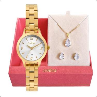 Imagem de Relógio Feminino Condor Dourado Pequeno CO2035MZQK4K
