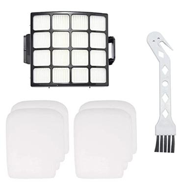 Imagem de KingBra 1 filtro HEPA + 2 filtros de espuma e feltro, kit de substituição de filtro a vácuo compatível com aspirador vertical Shark Stratos DuoClean PowerFins AZ3002 AZ3000 AZ3000W