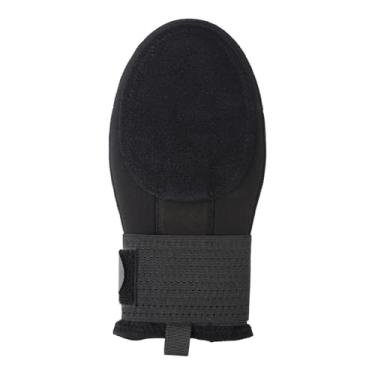 Imagem de Lyreh Luva deslizante para jovens e adultos, luva preta ambidestro de beisebol e softball, com alça elástica retrátil para proteção das mãos de adolescentes e adultos (M)