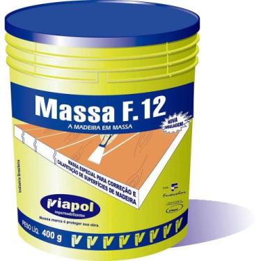 Imagem de Massa Acrilica F-12 400g Imbuia - 2308 - FUSECOLOR