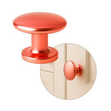 Imagem de Puxador Porta Armário Cozinha Banheiro Gaveta Guarda-Roupa Móveis Ponto Redondo Rose Metal Zamac Retro Vintage + Parafuso