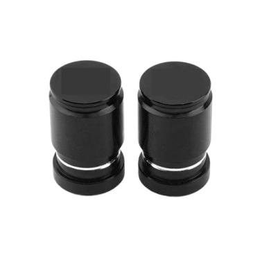 Imagem de jininshengxindianzi Compatible With Motorcycle Royal Enfield Bullet/Meteor/Classic 350 500 Interceptor 650 Continental GT 535 Himalayan 411 400 Tire Valve Caps(Black)