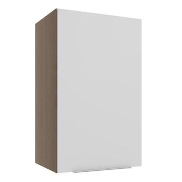 Imagem de Armário Aéreo Stella 1 Porta Rustic/branco Madesa