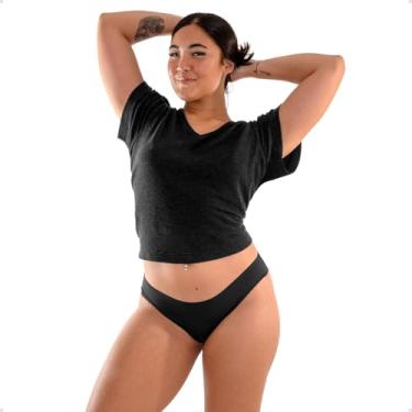 Imagem de Calcinha Absorvente Menstrual Sem Costura Fluxo Leve à Moderado (M)