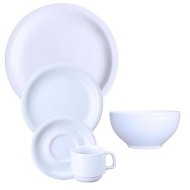 Imagem de Jogo Jantar Chá C Bowl 6 Lugares Protel Porcelana Schmidt 30 Peças - P