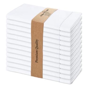 Imagem de Conjunto de 12 guardanapos de pano Urban Villa 100% algodão 51x51 cm