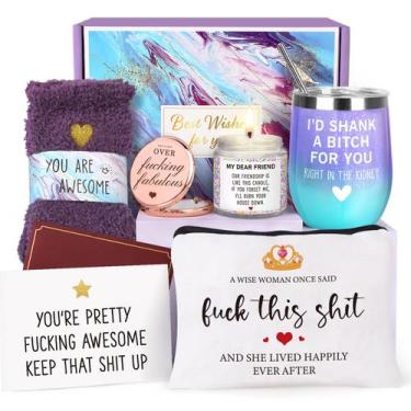 Imagem de Caixa de presente Frerdui Best Friend Birthday, conjunto de 7 peças