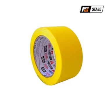 Imagem de Fita Crepe Auto A128 Amarela 48mm x 40m para Pintura Automotiva - Ader