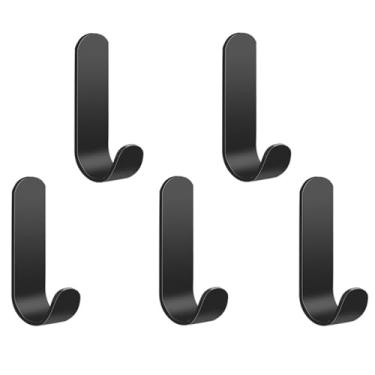 Imagem de Ganchos para casaco de parede, cabides de roupas, ganchos de aço inoxidável fixados na parede, ganchos resistentes para roupas, toalhas, chaves, carteiras, mochilas, chapéus, portas, cozinhas