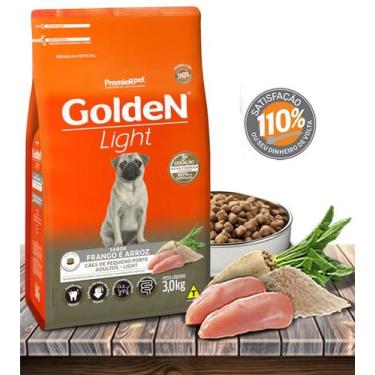 Imagem de Ração Seca PremieRPet Golden Ligth Mini Bits Frango e Arroz para Cães 