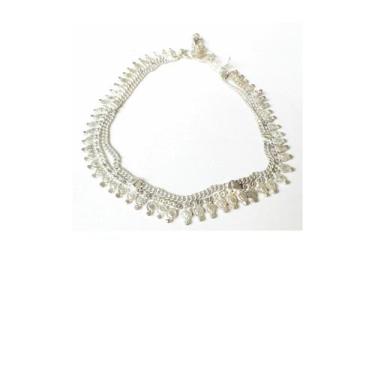 Imagem de Tornozeleira Indiana Prateada - Loja da Índia