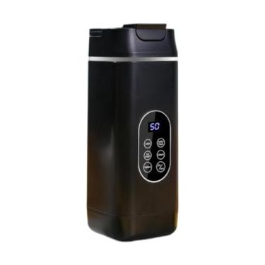 Imagem de Baoblaze Liquidificador portátil pessoal com de gelo, autolimpante e, ideal para shakes e smoothies. Perfeito para viagens uso doméstico, Preto