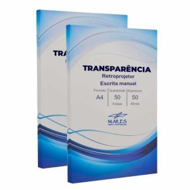 Imagem de Transparência INKJET A4 para Retroprojetor 50 Micras (caixa com 50 Fol