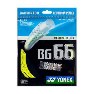 Imagem de YONEX Corda de badminton BG 66 (Amarelo)