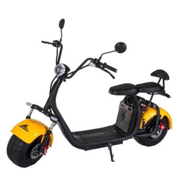 Imagem de Moto Elétrica Adulto 2000w Scooter X7 Wehawk 60v 20ah, Amarelo